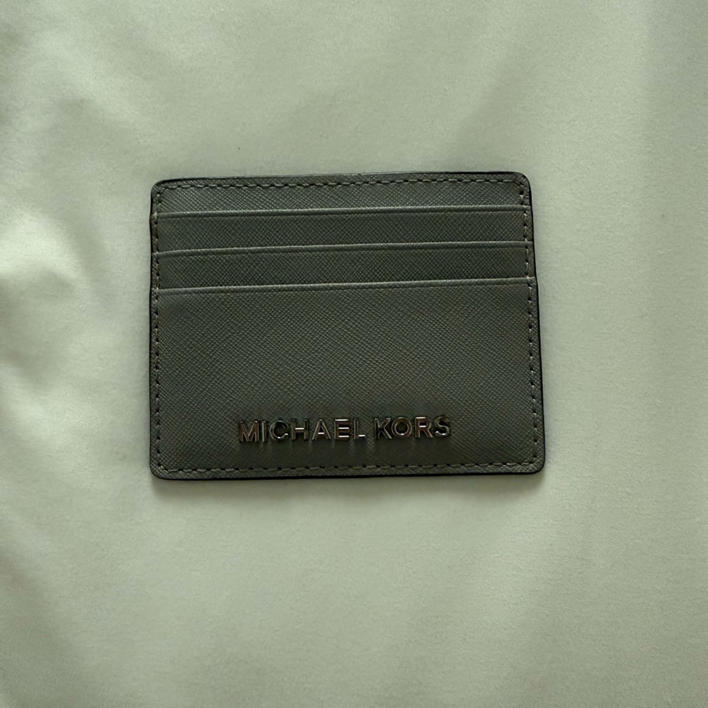 Michael Kors Charcoal Card Holder